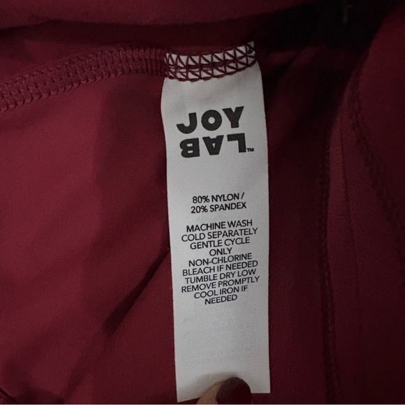 JoyLab Women's High-Rise Red 7/8 Leggings Size Small Moisture Wicking NWT - Picture 9 of 9